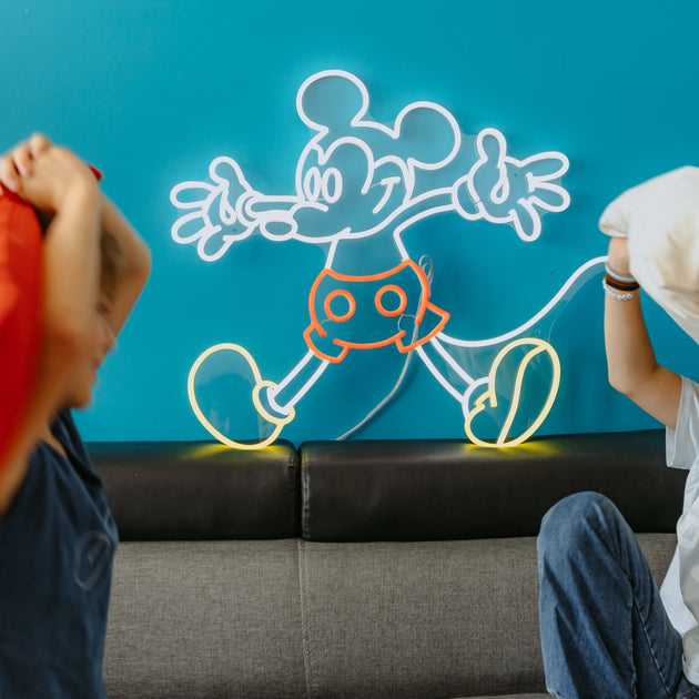 Mickey Giant by Yellowpop, LED neon sign