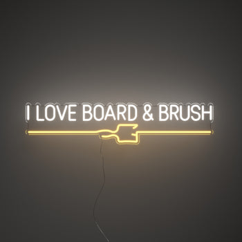 I LOVE BOARD & BRUSH