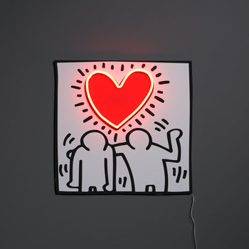 Love People Yellowpop x Keith Haring, led neon sign