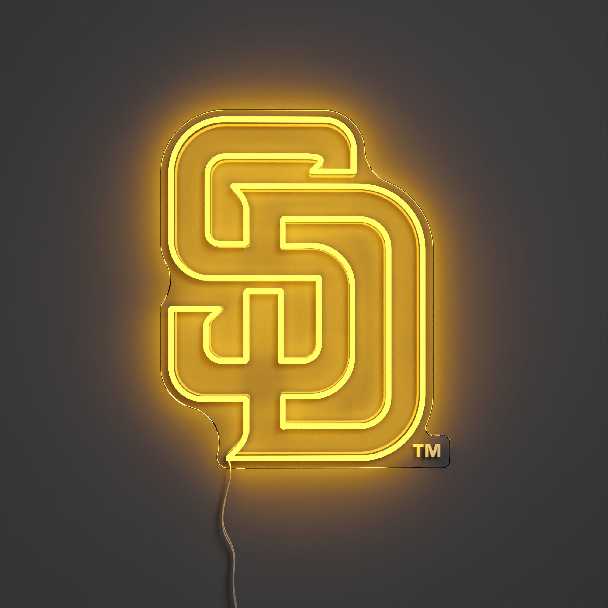 San Diego Padres Logo, LED neon sign – YELLOWPOP