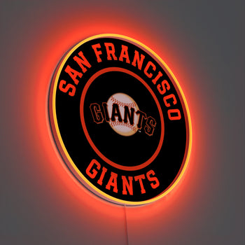 San Francisco Giants Rounded Logo, LED neon sign