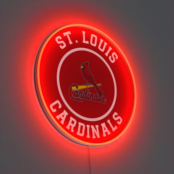 St Louis Cardinals Rounded Logo, LED neon sign