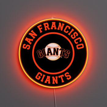 San Francisco Giants Rounded Logo, LED neon sign