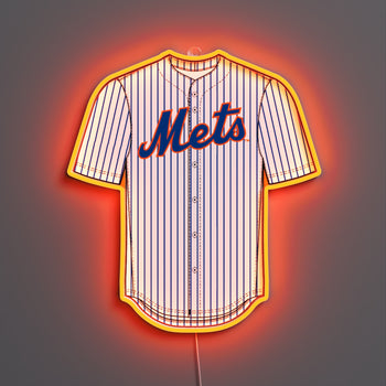 New York Mets Jersey, LED neon sign