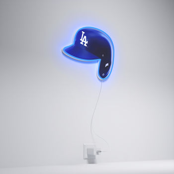 Los Angeles Dodgers Helmet, LED neon sign