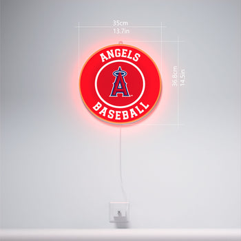 Los Angeles Angels Rounded Logo, LED neon sign