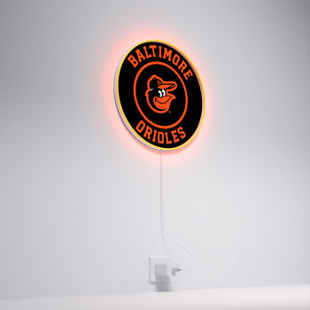 Baltimore Orioles Rounded Logo, LED neon sign