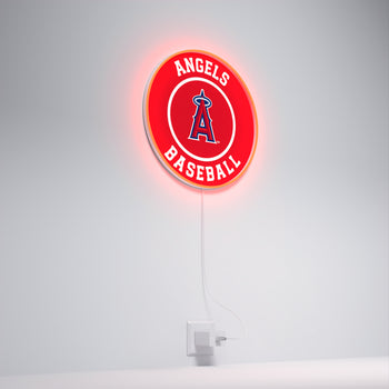 Los Angeles Angels Rounded Logo, LED neon sign