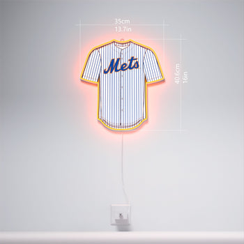 New York Mets Jersey, LED neon sign