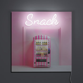 Snack by Yellowpop Wonderland, led neon sign