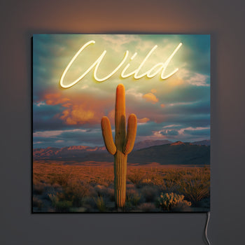 Wild by Yellowpop Wonderland, led neon sign