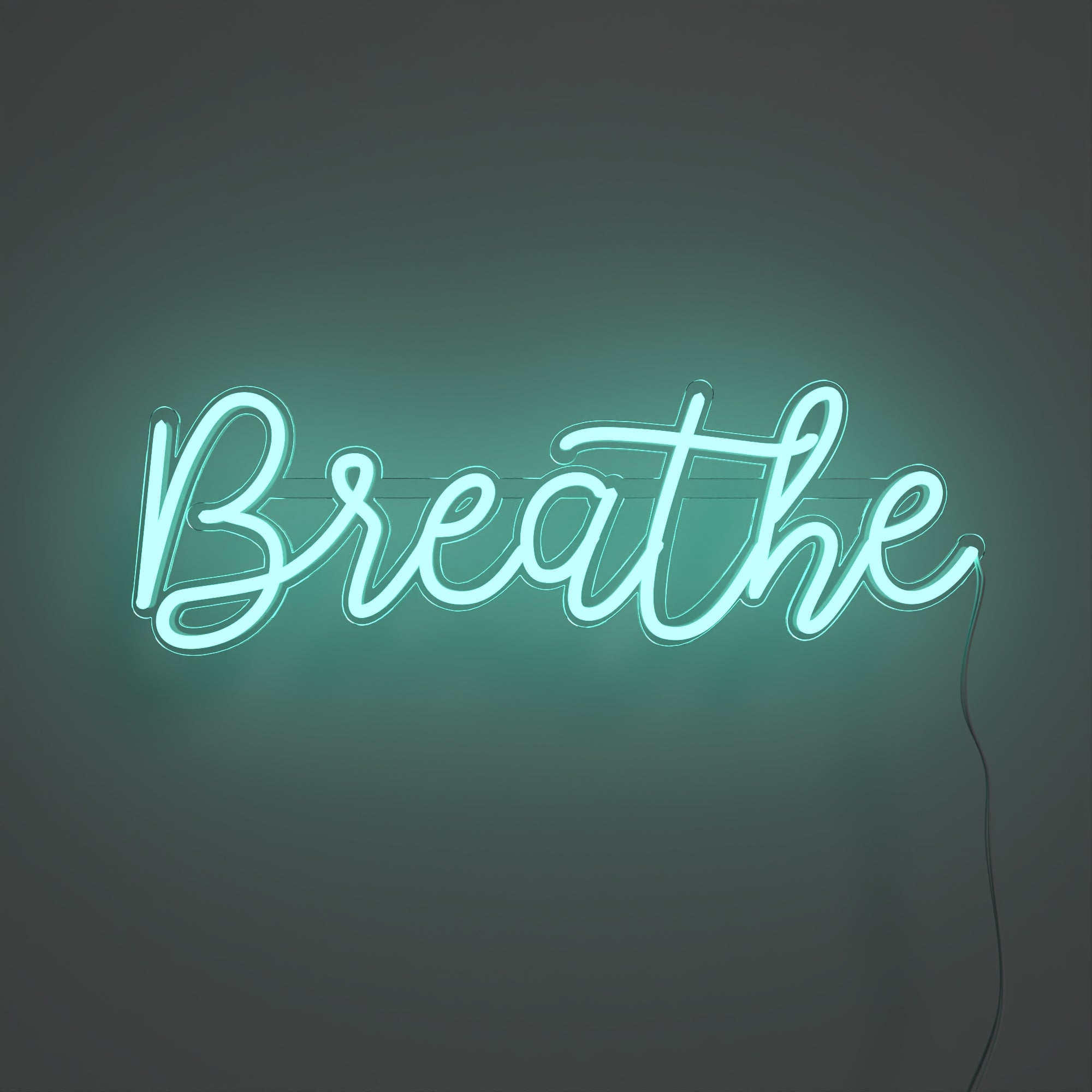 Breathe Neon 2024 Sign for Wall Decor by 5V USB Powered, Neon Breathe Signs