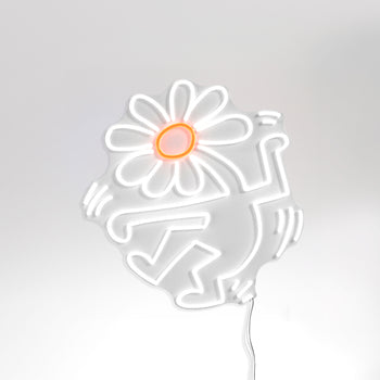 Flower Head, YP x Keith Haring, LED neon sign