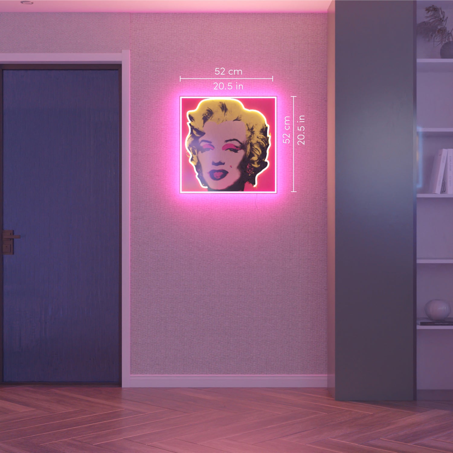 Marilyn Monroe Small by Andy Warhol - LED neon sign – YELLOWPOP