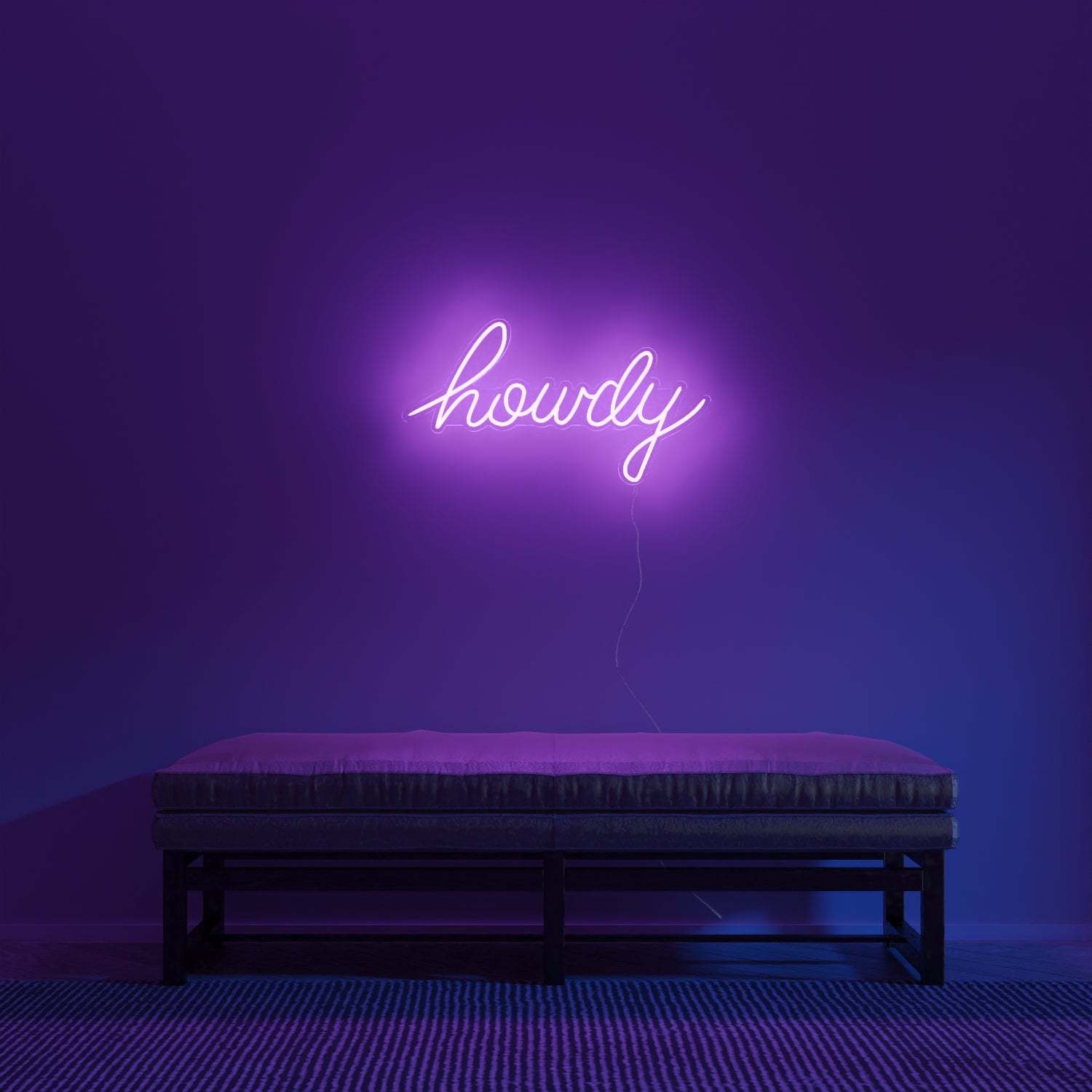 Howdy by Steffi Lynn - LED Neon Sign