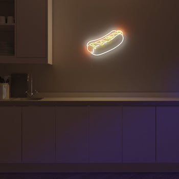 Hot Dog, LED Neon Sign