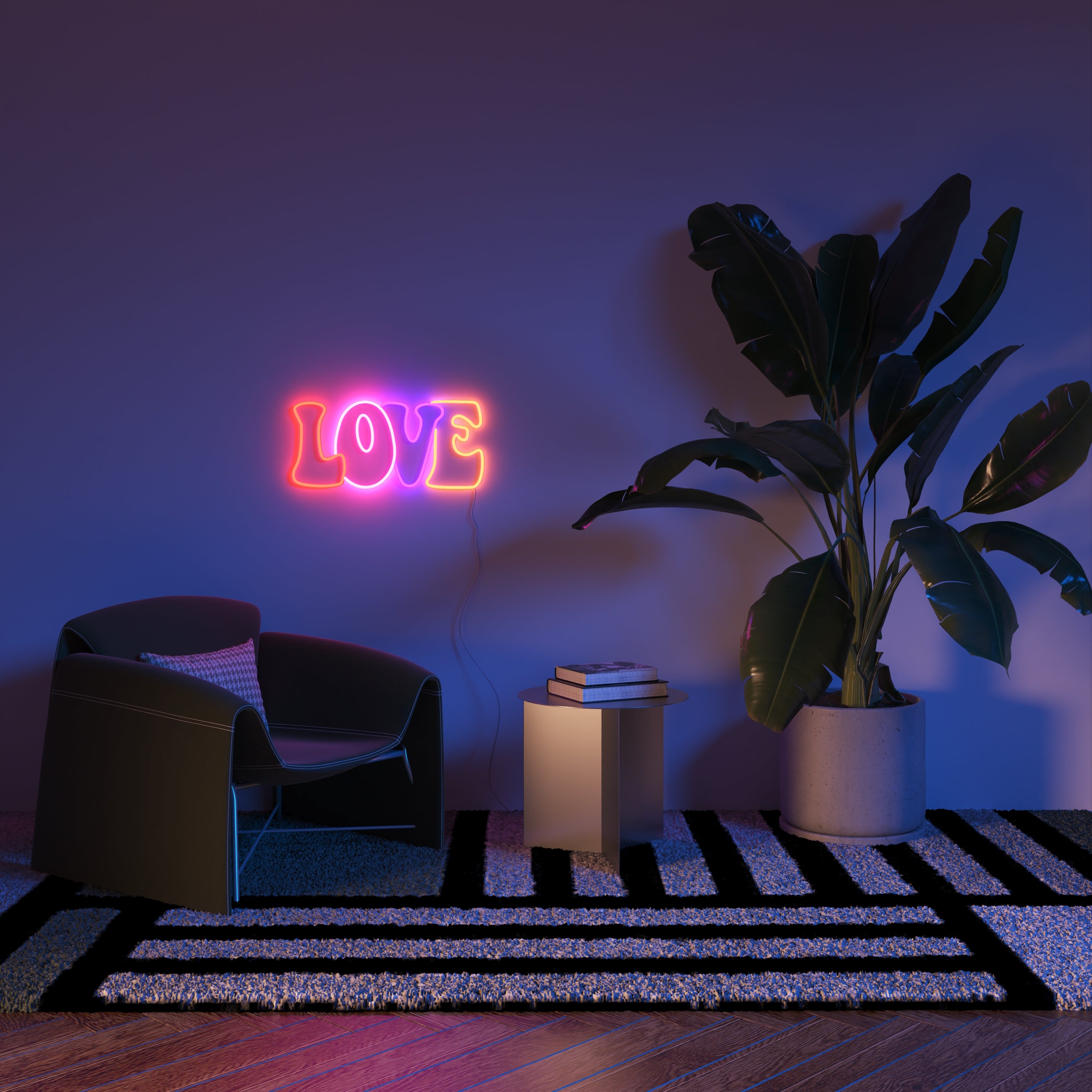 LOVE LED neon sign