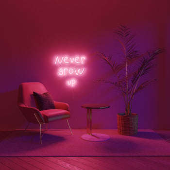 Purple Neon Sign Good Vibes Aesthetic Dimmable Light up 