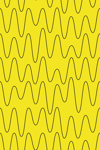 Sound Waves Wallpaper by Emily Eldridge – YELLOWPOP