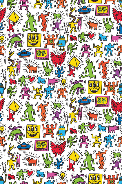 Three Eyed Face Wallpaper, YP x Keith Haring – YELLOWPOP