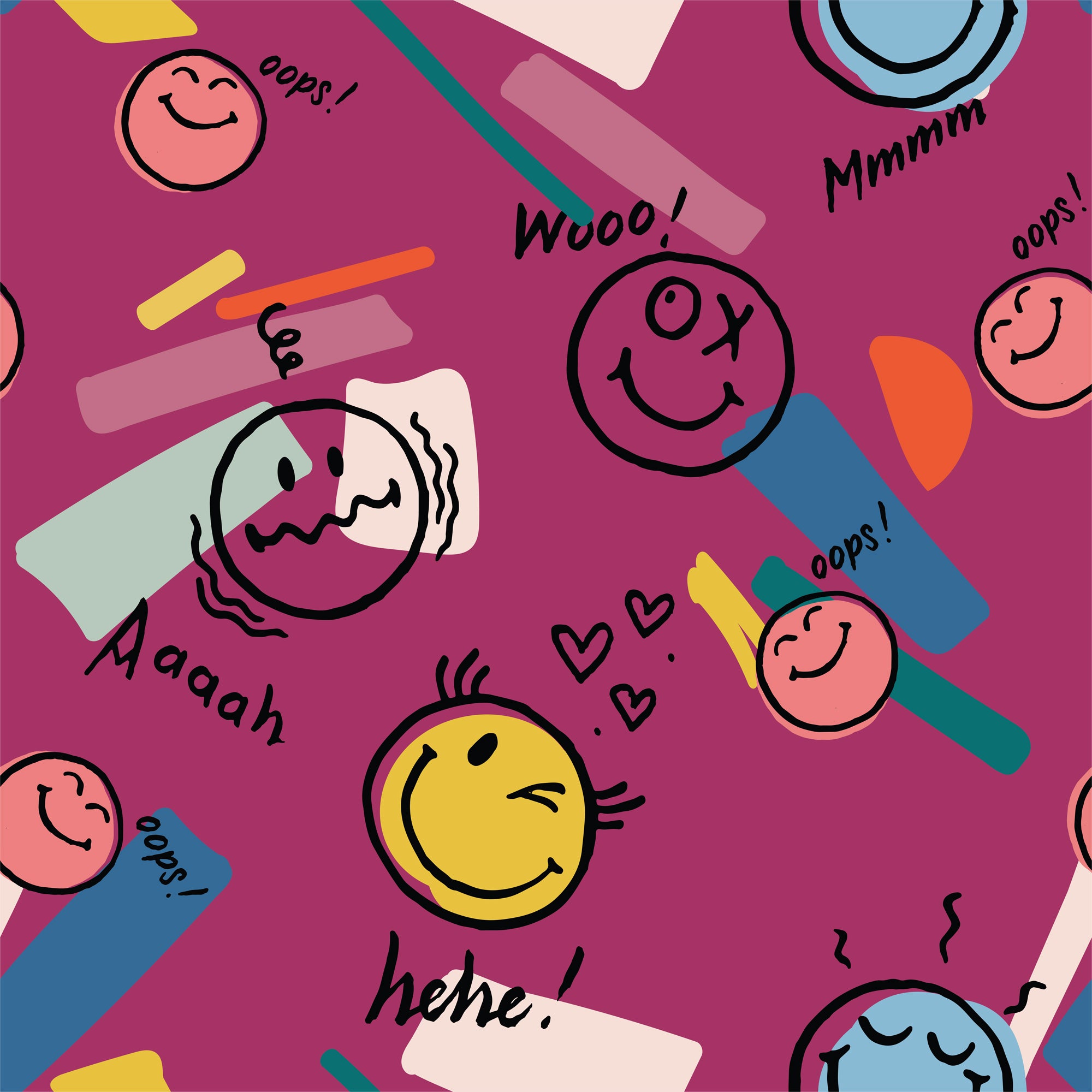 colorful smileys wallpapers