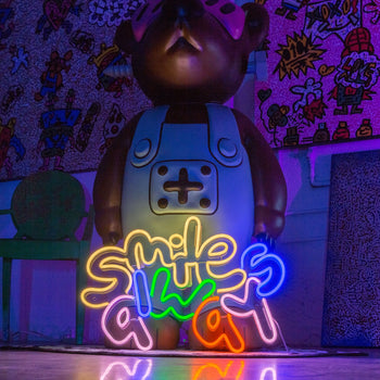 Smile Always by Vic Garcia - LED neon sign