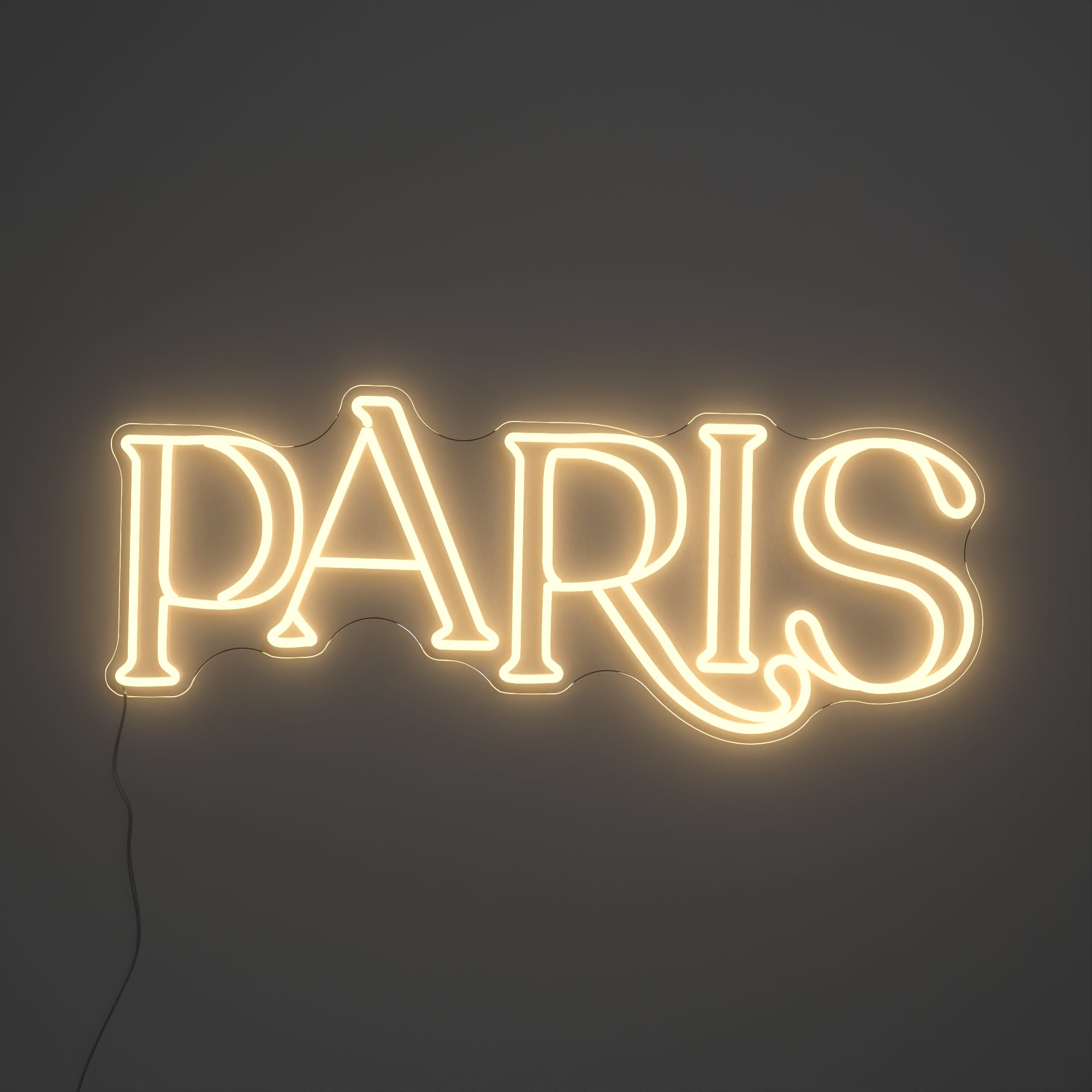 Paris, LED neon sign