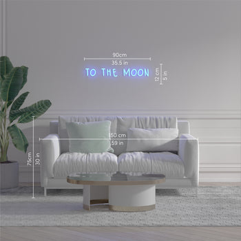 To the moon - LED Neon Sign BF2024